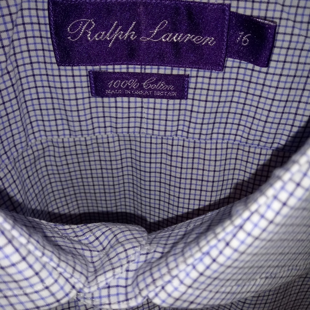 Purple Label men's dress shirt